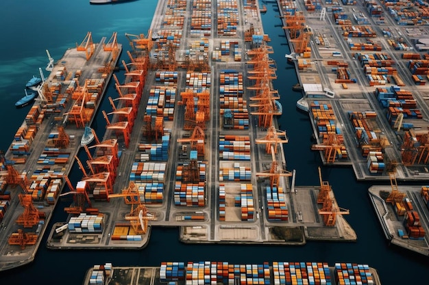 Un montón de barcos naranjas y blancos están en un muelle.