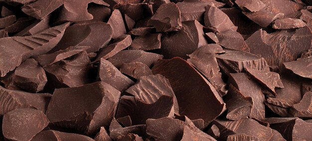 montón de comida dulce primer plano textura de chocolate