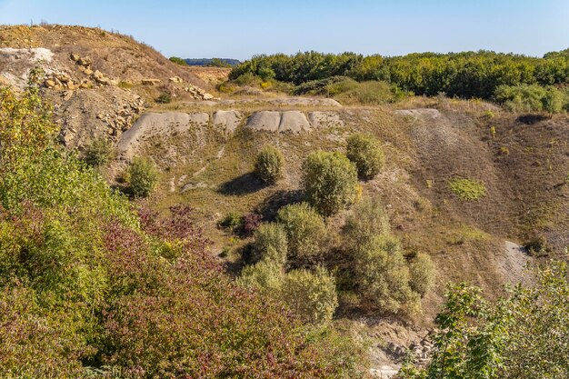 montón de escombros áridos