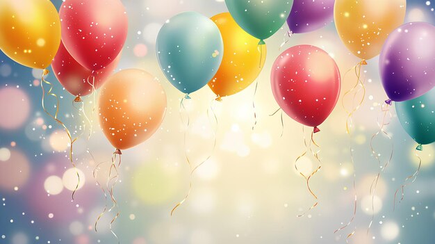 un montón de globos con uno amarillo que dice globos