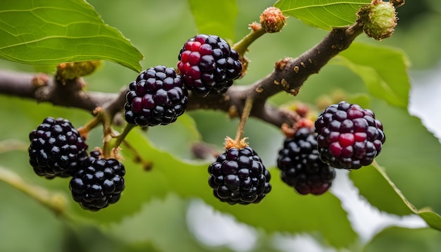 Foto un montón de moras con la palabra negra en ellas