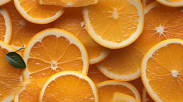 un montón de naranjas con las palabras el nombre de la compañía en la parte inferior