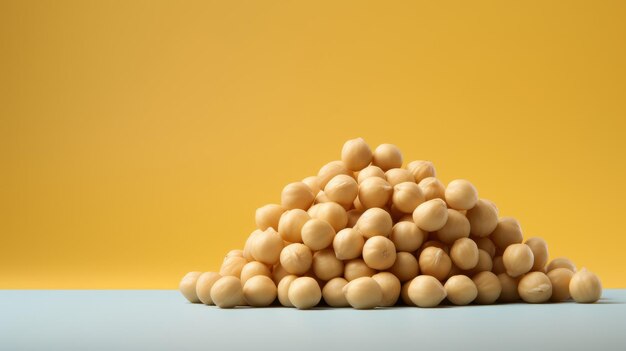 Un montón de nueces sentadas encima de una mesa