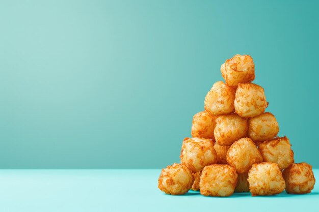 Foto un montón de papas fritas en una mesa