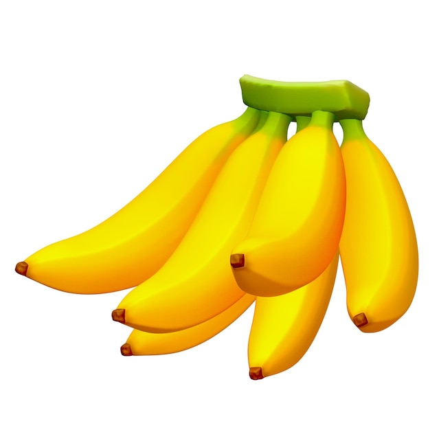 un montón de plátanos que están en un fondo blanco
