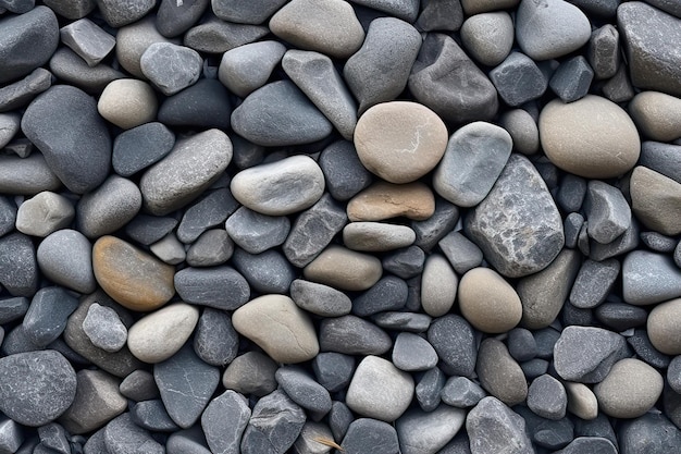 Un montón de rocas con una letra g en ella