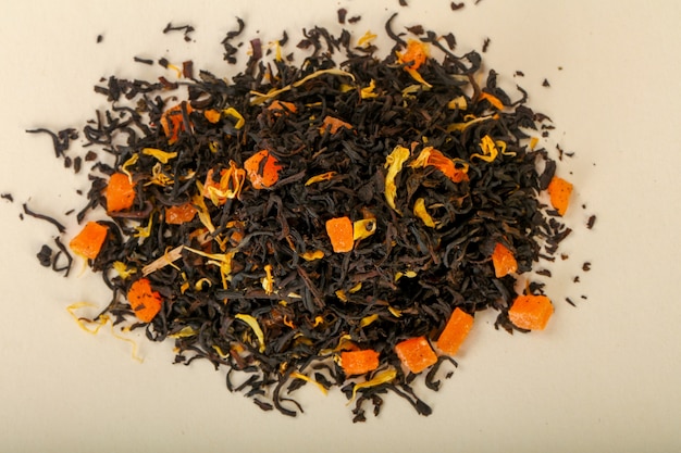 Montón de té de aroma