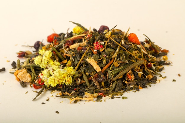 Montón de té de aroma