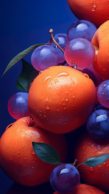 Un montón de tomates con gotas de agua sobre ellos