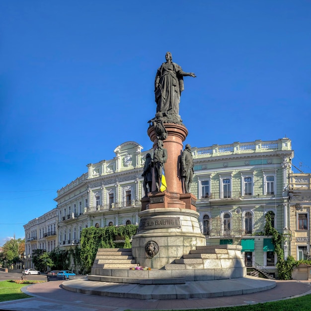 Monumento a Catarina, a Grande em Odessa Ucrânia