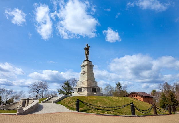 Monumento a Muravyov-Amursky, o fundador de Khabarovsk