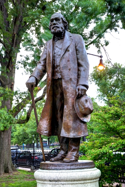 Monumento al Boston Common Edward Everett Hale