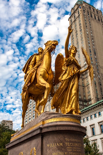 Monumento al general William Tecumseh Sherman en Nueva York