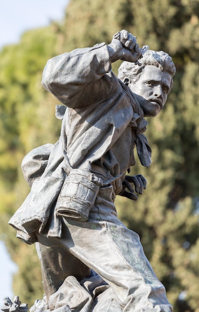 Monumento aos irmãos Cairoli Roma Itália