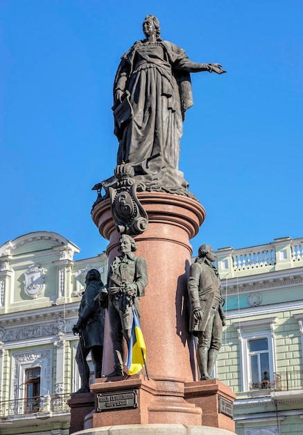 Monumento a Catalina la Grande en Odessa Ucrania