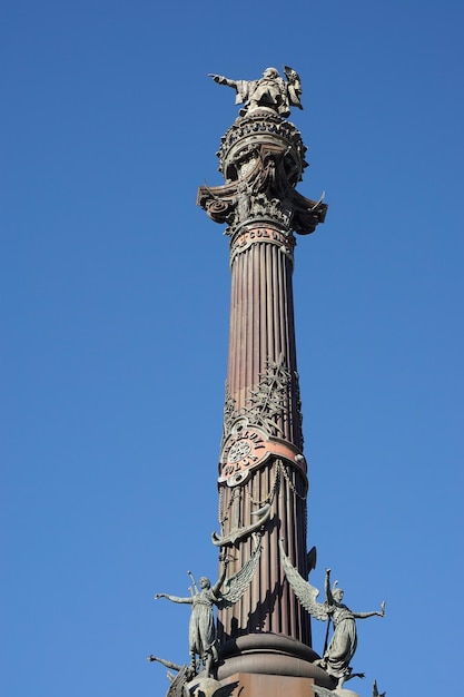 Monumento a Colón en Barcelona