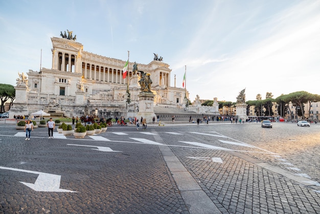 Monumento de vittorio emanuele em roma