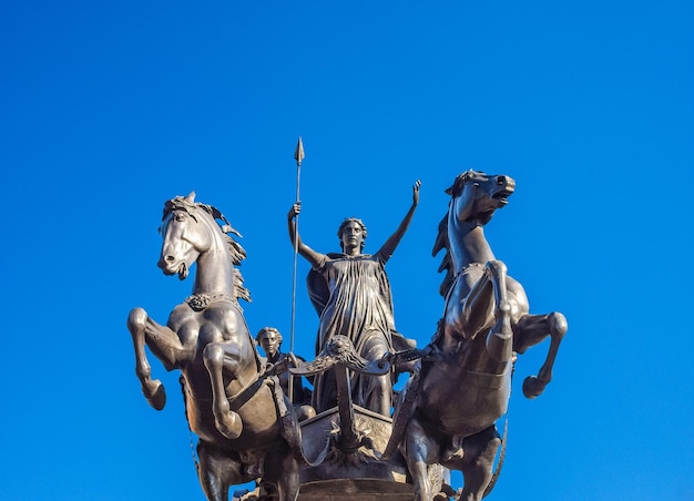 Monumento HDR Boadicea em Londres