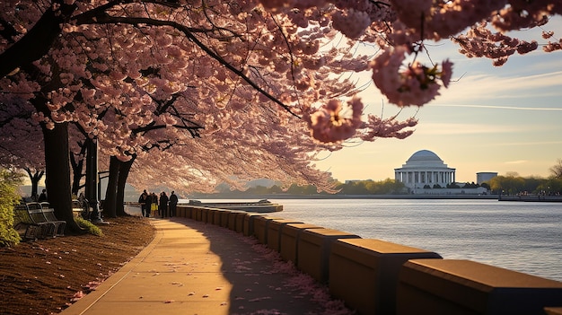 Foto el monumento a jefferson en el día de la constitución