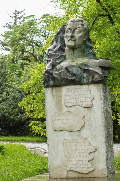 Monumento a Joseph Stalin en el parque Tbilisi Georgia