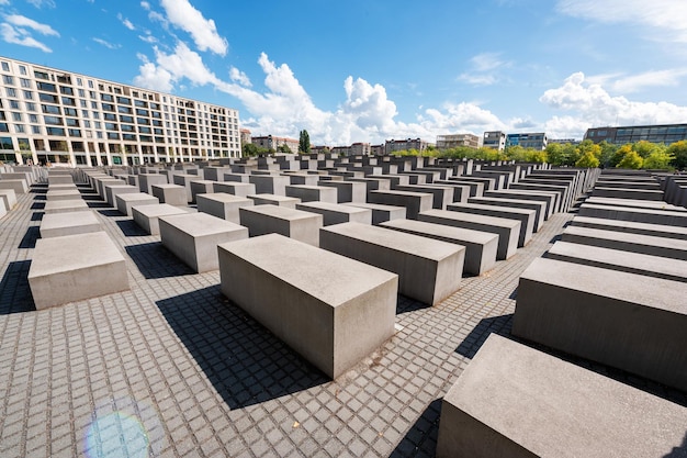 Monumento a los judíos asesinados de Europa en el centro de Berlín, Alemania