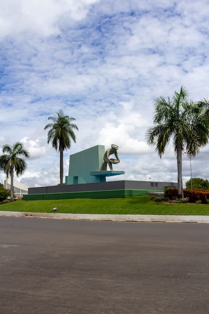 Monumento localizado em boa vista brasil