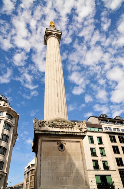 El monumento en Londres, Reino Unido