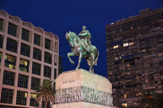 El monumento en Montevideo, Uruguay