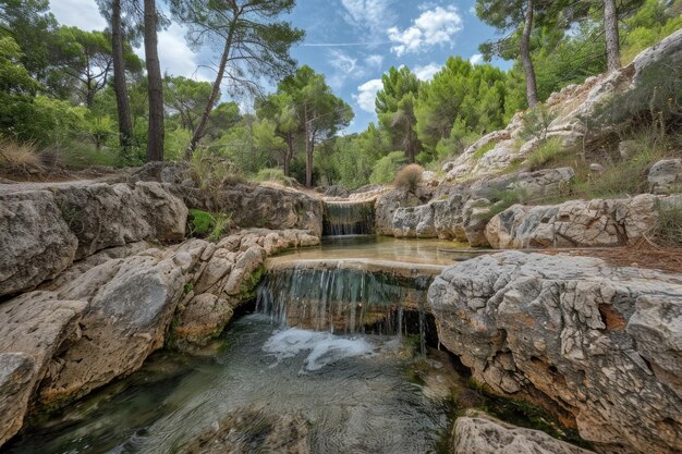 Foto monumento natural e propriedade em campanet mallorca espanha