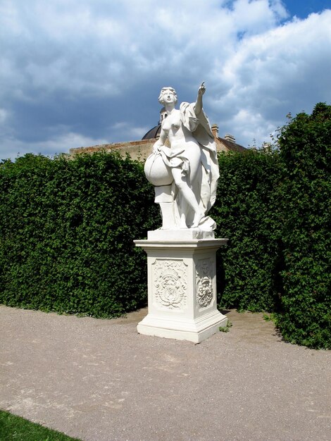 El monumento en el palacio Belvedere en Viena, Austria.