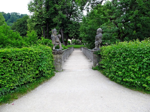 El monumento en Salzburgo, Austria