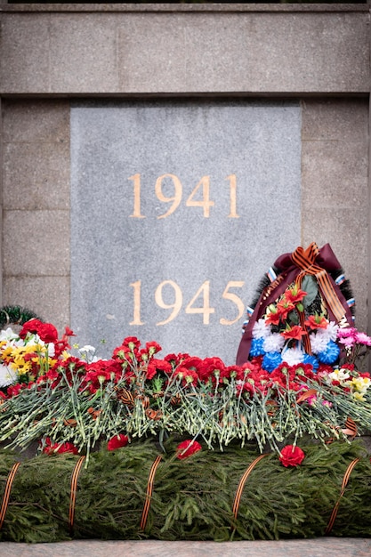 Foto monumento a los soldados caídos en la gran guerra patria de 194145