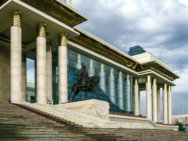 Monumento de Ulan Bator Mongolia