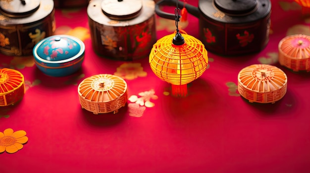 Mooncakes de comida tradicional chinesa para o Festival do Meio Outono