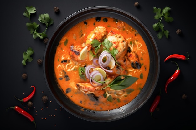 Moqueca, un estofado tradicional brasileño con ingredientes deliciosos