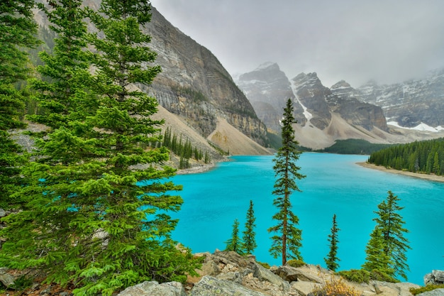 Moraine See in Nationalpark Banff, Alberta, Kanada