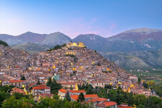 Morano Calabro Italien Stadt auf einem Hügel in der Region Kalabrien