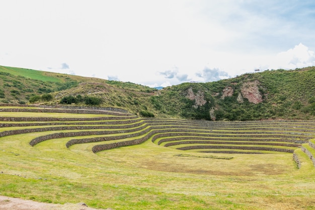 Moray, sitio arqueológico ubicado en el valle sagrado del Cusco. Perú