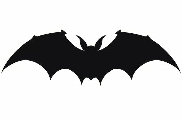 Morcego com cauda longa e nariz pontiagudo em fundo branco IA generativa