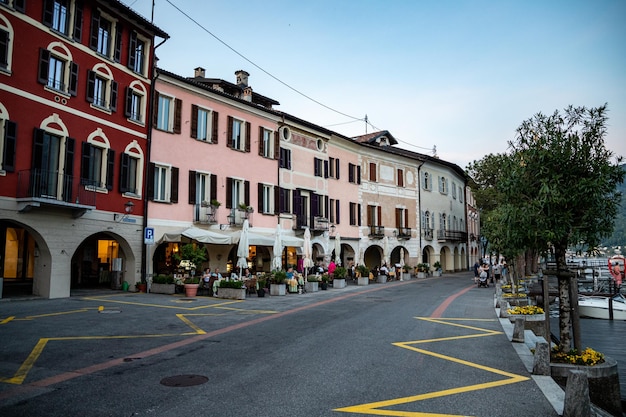 Morcote Ticino Suíça 21 de maio de 2022 Piazza Granda