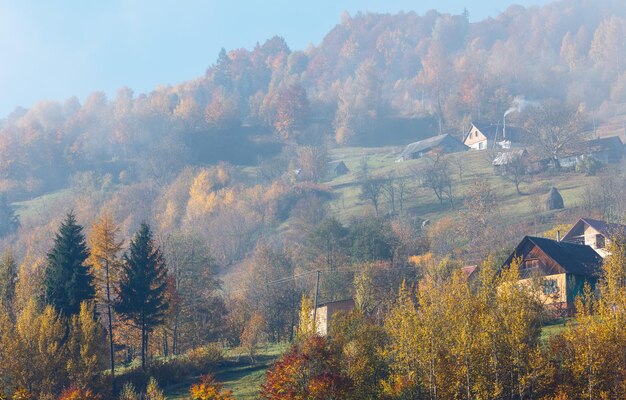 Morgen Herbst Karpaten Ukraine