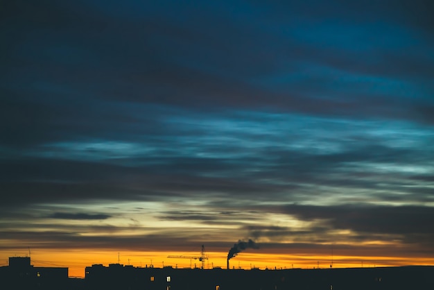 Morgendämmerung der Stadt