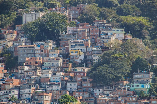 Morro do Cantagalo no Rio de Janeiro Brasil
