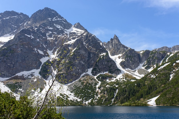 Morskie Oko See (Auge des Meeres) im Tatra-Nationalpark nahe Zakopane Stadt in Polen