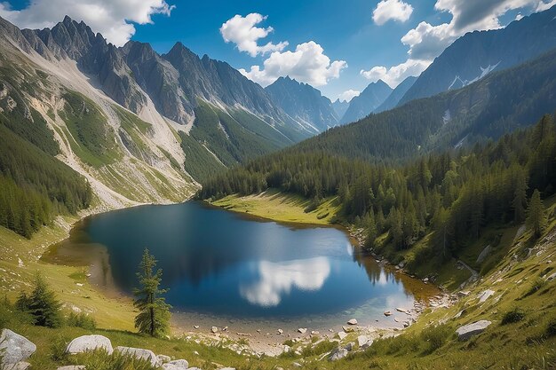 Morskie oko en las Tatras