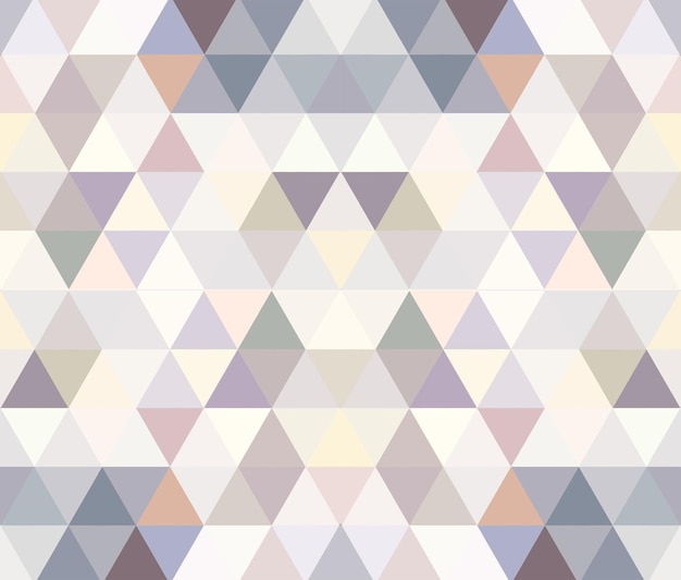 Mosaico abstracto abstracto fondo transparente Patrón de estilo polivinílico bajo triangular blanco