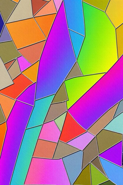 Mosaico geométrico abstracto