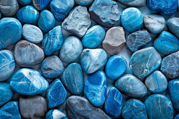 Mosaico de piedra con tonos de pizarra