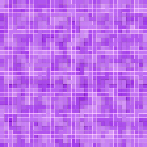 Mosaico quadrado roxo brilhante para fundo textural.