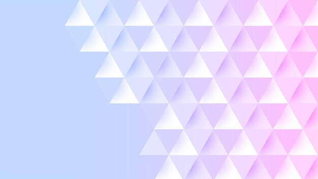 Mosaico de triángulo geométrico abstracto en colores pastel